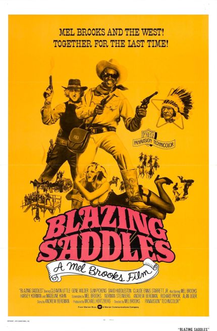 blazing saddles - poster